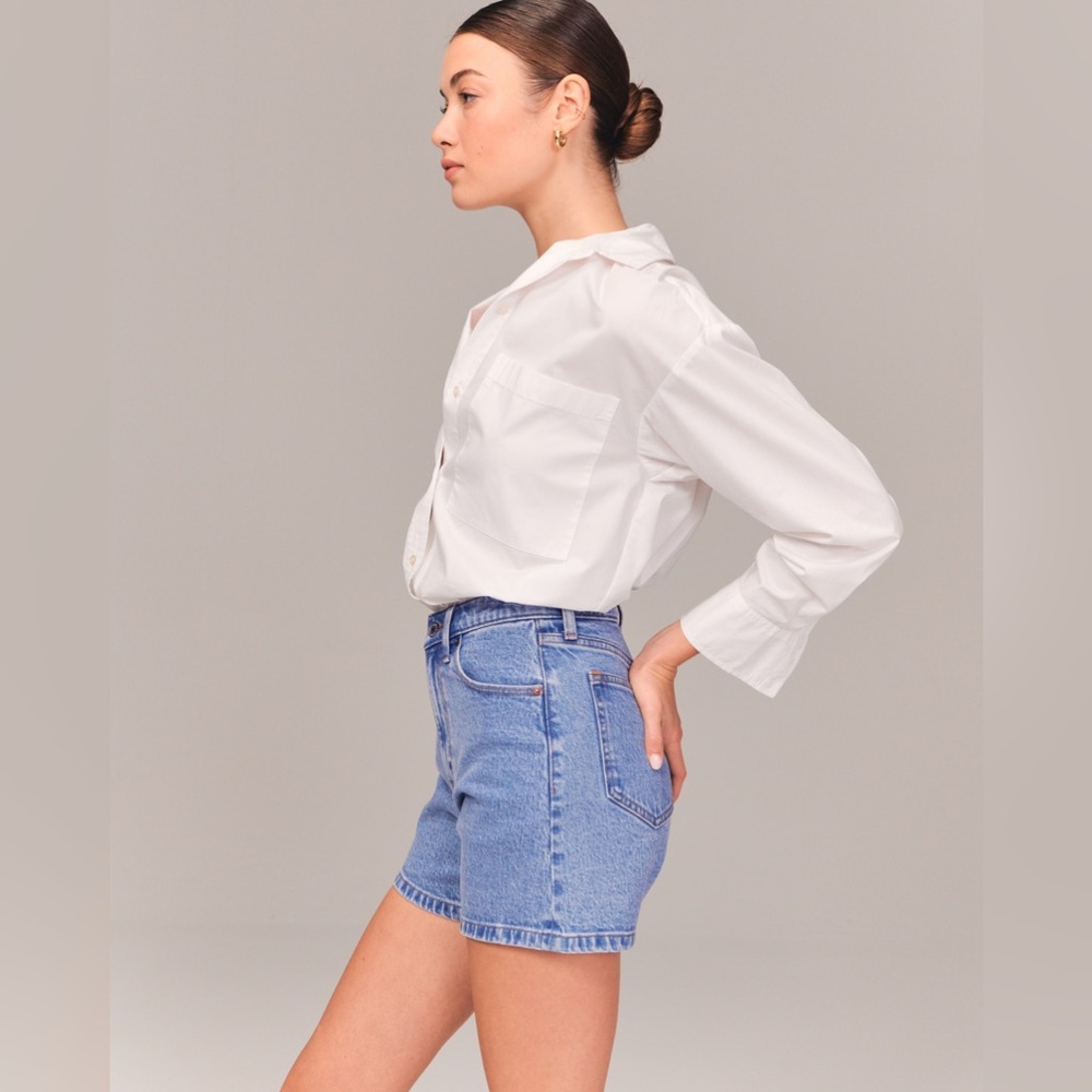 Abercrombie The Dad Short in Medium Marble